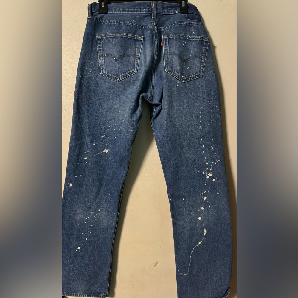 Tricia Fix Light Blue Denim Jeans with Brown Patch Panels - Picture 8 of 8